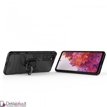 Sustiprintas dėklas 4in1 - juodas (Samsung S20 Fe)   